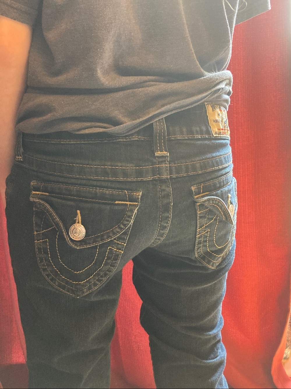 True Religion jeans, size 27, and 30” inseam